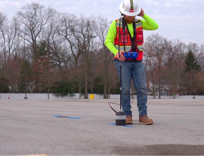 GPRS Project Manager pinpoints exact location of subsurface water leak with FCS’s Elephant Foot.